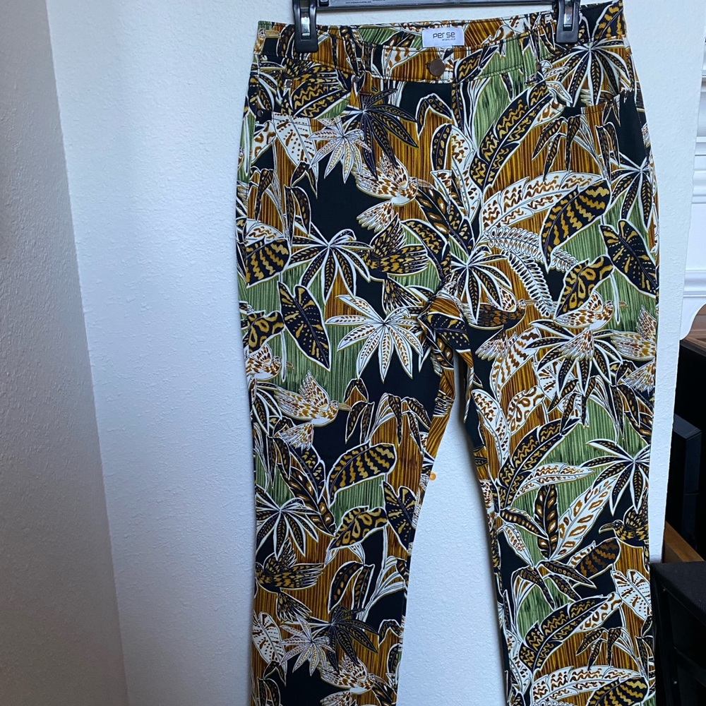 Per Se Boot Cut Patterned Denim - image 3